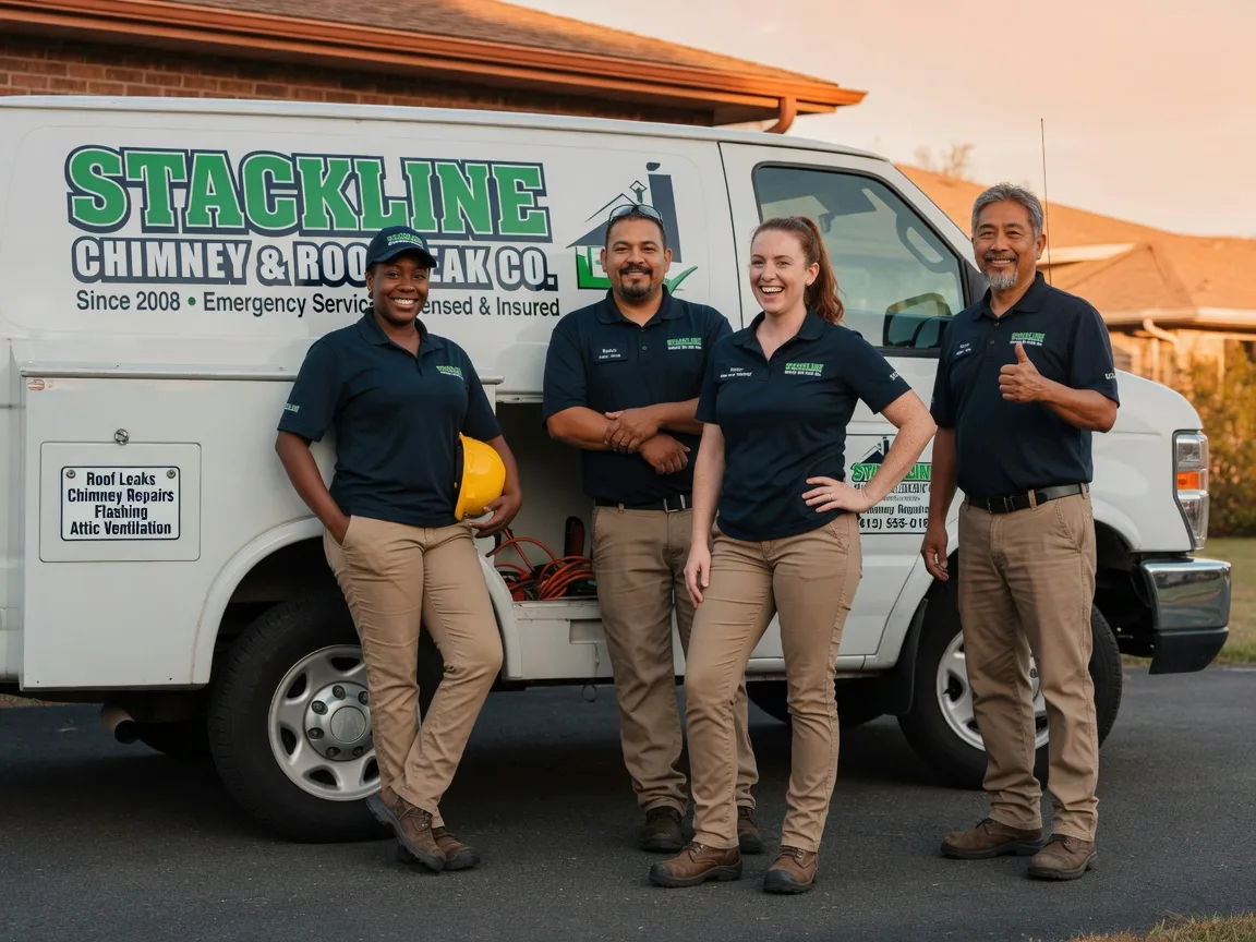 Chimney flashing repair company in Washingtonville, OH
